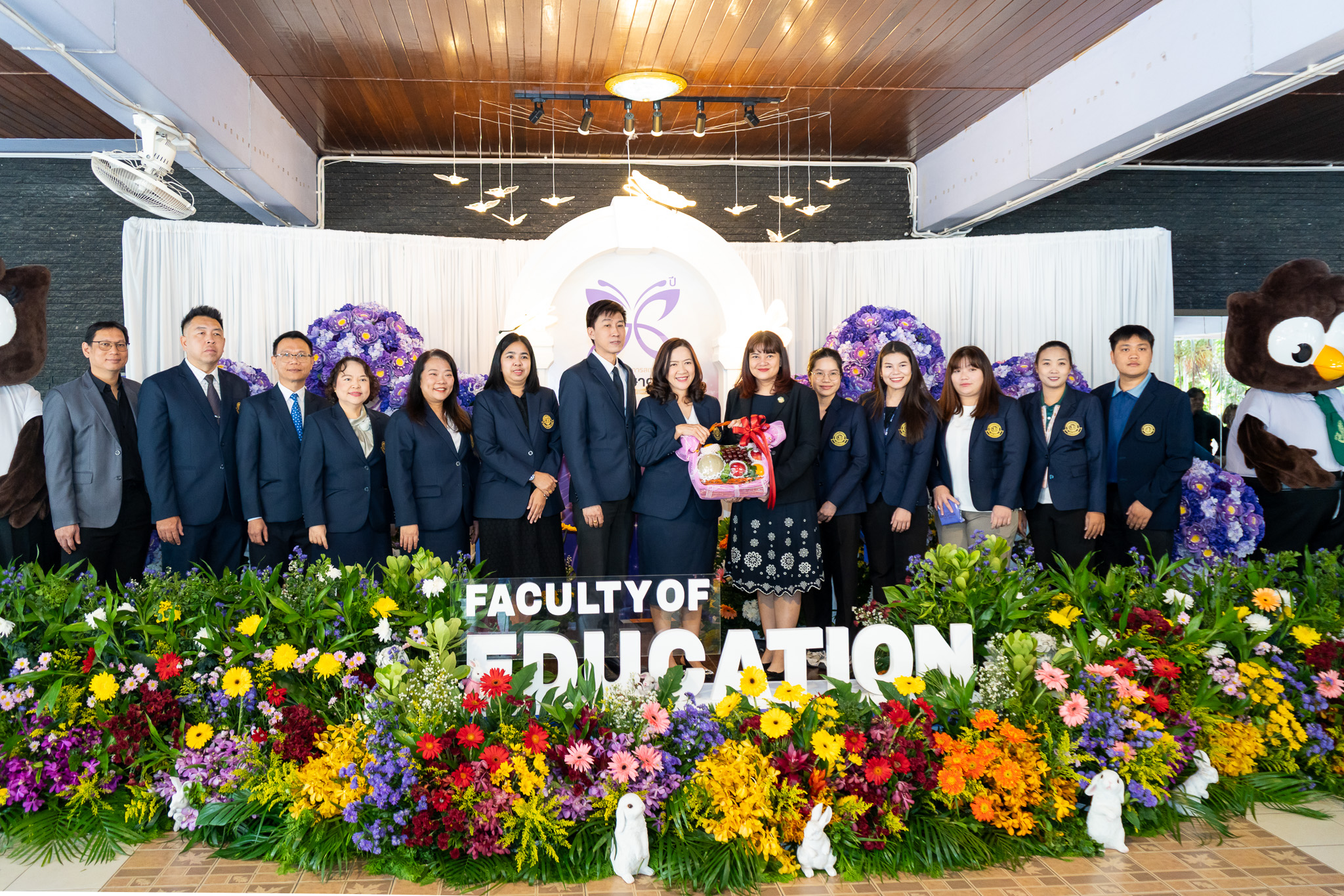 คณะแพทยศาสตร์ ม.เกษตรศาสตร์ ร่วมแสดงความยินดีในโอกาสวันคล้ายวันสถาปนาคณะศึกษาศาสตร์ ม.เกษตรศาสตร์ ครบรอบ 56 ปี