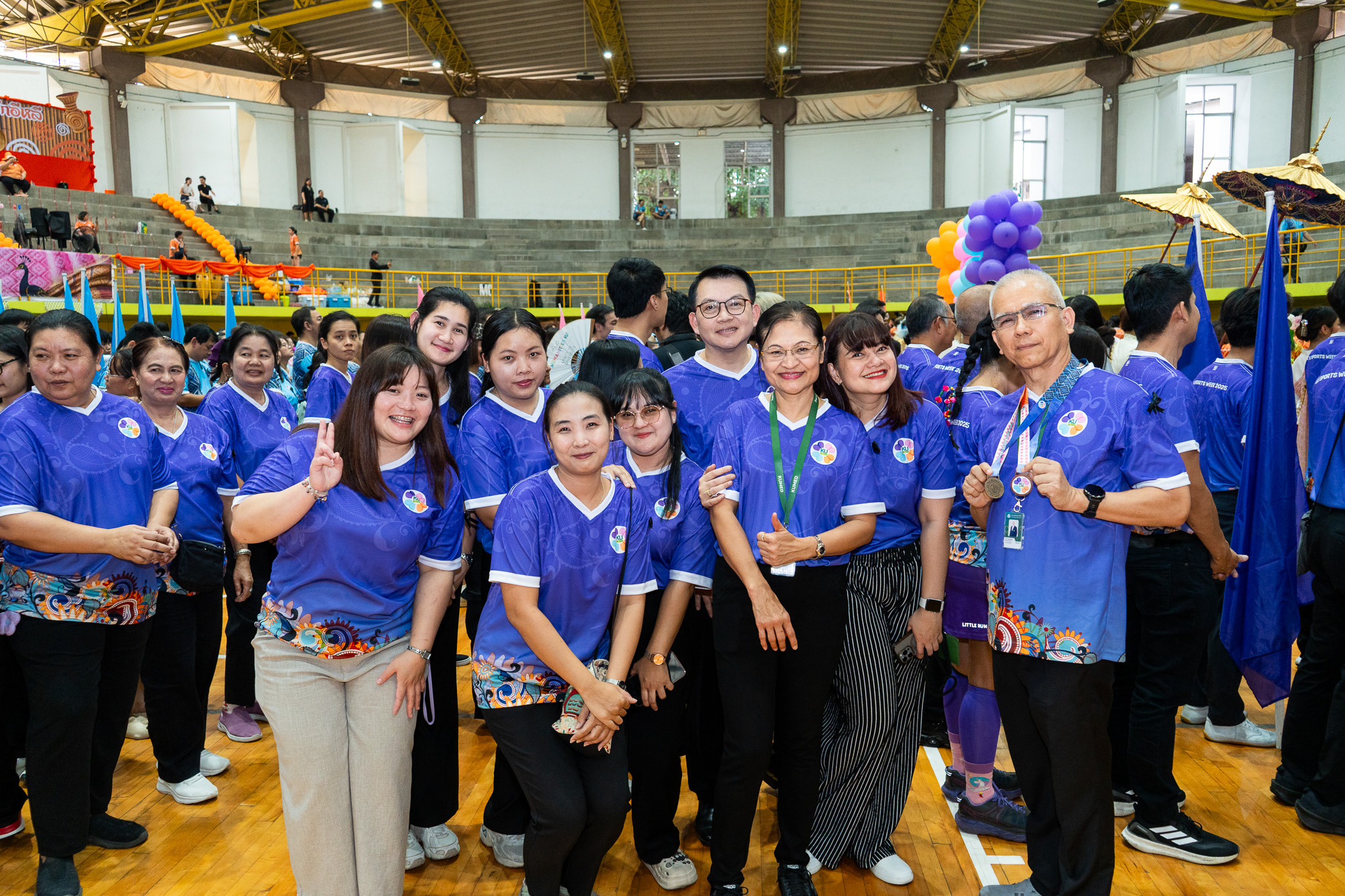 คณะแพทยศาสตร์ มหาวิทยาลัยเกษตรศาสตร์ เข้าร่วมกิจกรรมการแข่งขันกีฬาเพื่อสุขภาพของบุคลากร ภายในมหาวิทยาลัยเกษตรศาสตร์ บางเขน KU Sports Week 2025