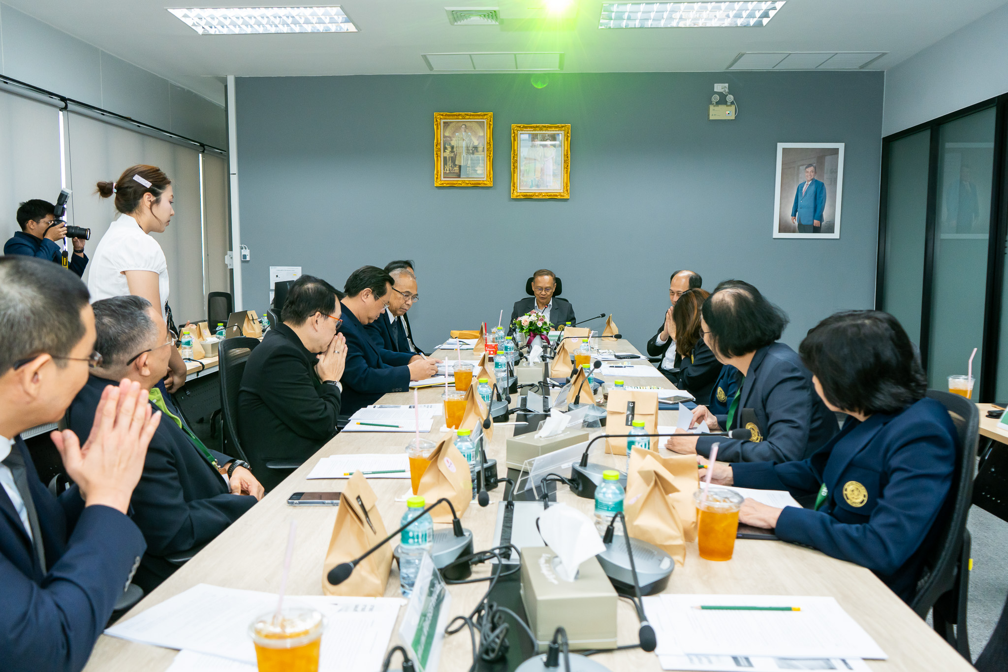 การประชุมคณะกรรมการติดตามและประเมินผลการปฏิบัติหน้าที่คณบดีคณะแพทยศาสตร์ รอบที่ 1 (1 ปี 6 เดือน)