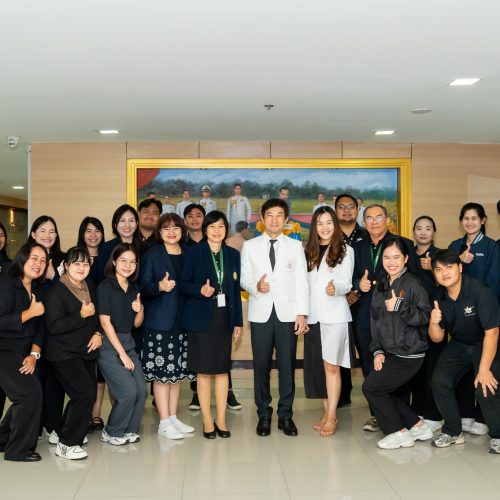 คณะแพทยศาสตร์ มหาวิทยาลัยเกษตรศาสตร์ เข้าศึกษาดูงาน ณ โรงพยาบาลธรรมศาสตร์เฉลิมพระเกียรติ