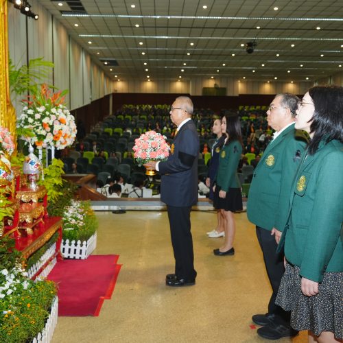 คณะแพทยศาสตร์ มหาวิทยาลัยเกษตรศาสตร์ ร่วมพิธีถวายพระพรชัยมงคล สมเด็จพระเจ้าน้องนางเธอ เจ้าฟ้าจุฬาภรณวลัยลักษณ์ อัครราชกุมารี กรมพระศรีสวางควัฒน วรขัตติยราชนารี