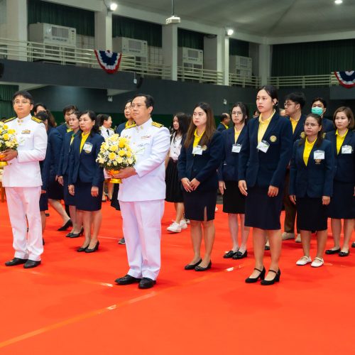 คณะแพทยศาสตร์ มหาวิทยาลัยเกษตรศาสตร์ เข้าร่วมพิธีน้อมรำลึกในพระมหากรุณาธิคุณ พระบาทสมเด็จพระบรมชนกาธิเบศร มหาภูมิพลอดุลยเดชมหาราช บรมนาถบพิตร เนื่องในวันนวมินทรมหาราช